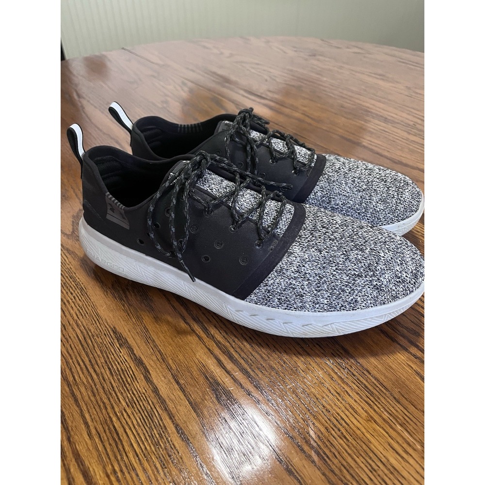 Under Armour Mens Charged 257 1288347-001 Black / Gray Running Sneaker Size 11.5
